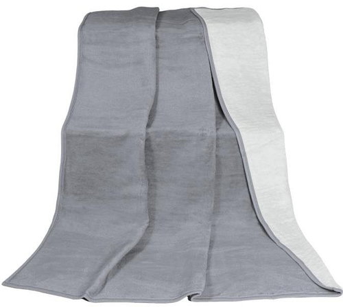 Bellatex KIRA PLUS- 150 × 200 cm - dark grey/light grey - Blanket - Main image