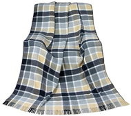 Bellatex ZORA - 150 × 200 cm - kostka béžovošedá - Blanket