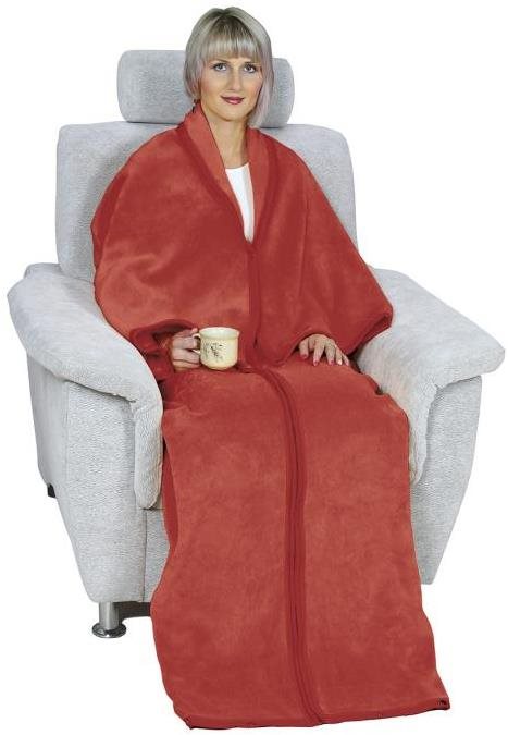 Bellatex Korall takaró tévézéshez 150 × 180 cm - terra