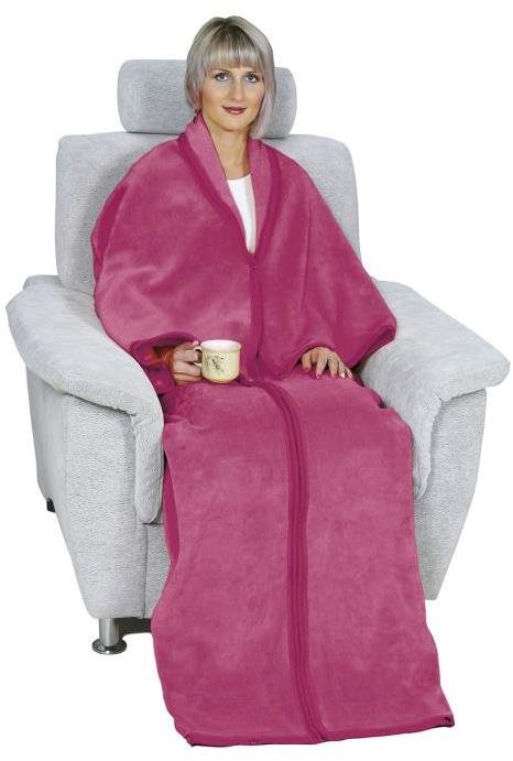 Bellatex Korall takaró tévézéshez 150 × 180 cm - rózsaszín