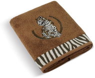 Bellatex Terry towel Leopard collection - Towel 31/17 - 70 × 140 cm - brown - Towel