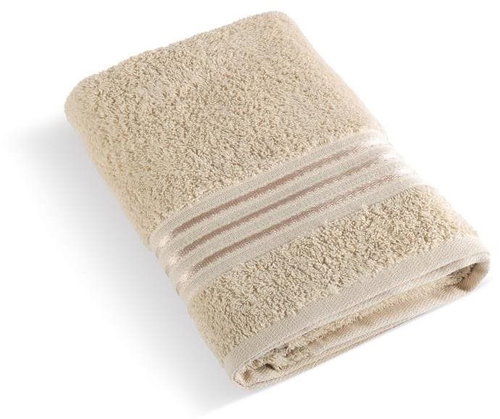 BELLATEX s. r. o. - Terry towel Linie 500g L/714 light beige 50 × 100 cm - Towel - Main image