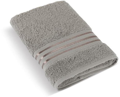 BELLATEX s. r. o. - Terry towel Linie 500g L/717 dark grey 50 × 100 cm - Towel - Main image
