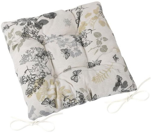 BELLATEX s. r. o. Seat cushion EMA 41/542 quilted 40x40 fern - Pillow Seat - Main image