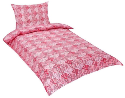 BELLATEX s.r.o. Povlečení bavlna 90/437 N orient červenobílý 140 × 200, 70 × 90 - Bed Linen - Main image