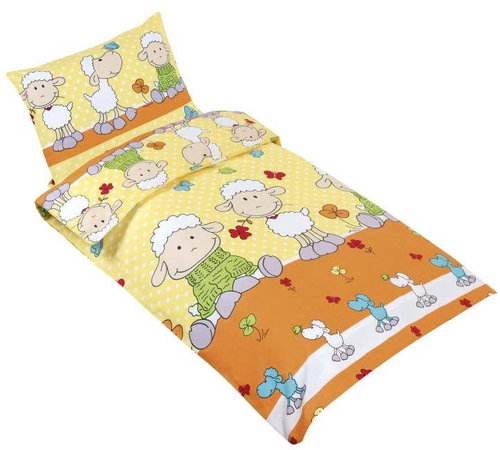 BELLATEX s. r. o. Children's bedding AGÁTA 90/029 sheep 90 × 135,45 × 60 - Children's Bedding - Main image