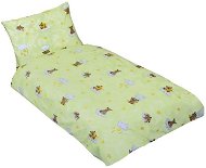Children's Bedding BELLATEX s. r. o. Children's bedding AGÁTA 90/051 N teddy bear light green 90 × 135,45 × 60 - Dětské povlečení