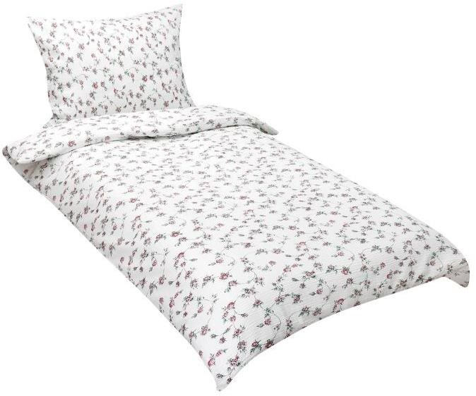 Bellatex krepp ágyneműhuzat, 80/225, rózsa mintás, 140×200, 70×90