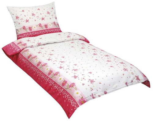 Bellatex s.r.o. Povlečení krep 80/229 kopretina růžová 140x200, 70x90 - Bed Linen - Main image