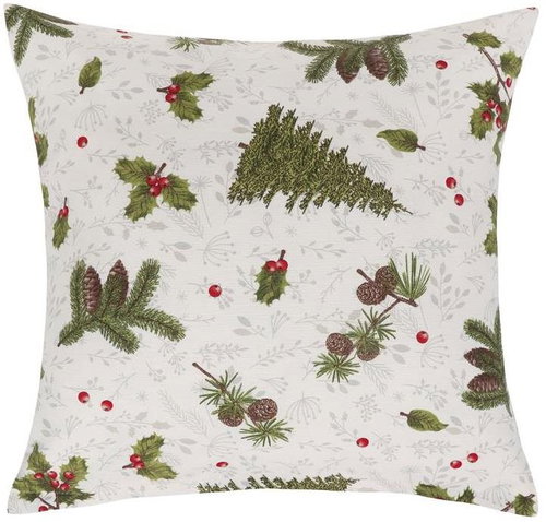 Bellatex s.r.o. Povláček Vánoce 45×45cm 55/117 vánoční jehličí - Pillowcase - Main image