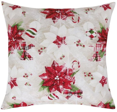 Bellatex s.r.o. Povláček Vánoce 45×45cm 55/118 vánoční hvězda - Pillowcase - Main image