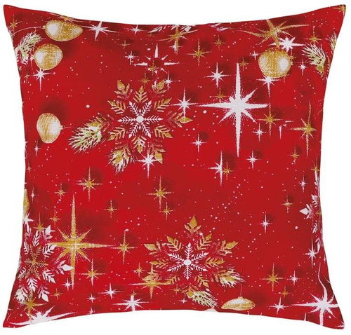 Bellatex s.r.o. Vánoce polštářek 45×45cm 55/114 vánoční koule zlaté - Pillow - Main image