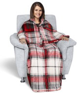 BELLATEX s.r.o. KORALL MICRO 150x200 TP 7749/414 červené čtverce - Blanket