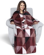 BELLATEX s.r.o. KORALL MICRO 150x200 TP 7749/418 hnědé trojúhelníky - Blanket