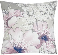 Bellatex Linen 90/247 40 × 40 cm grey hibiscus - Pillowcase
