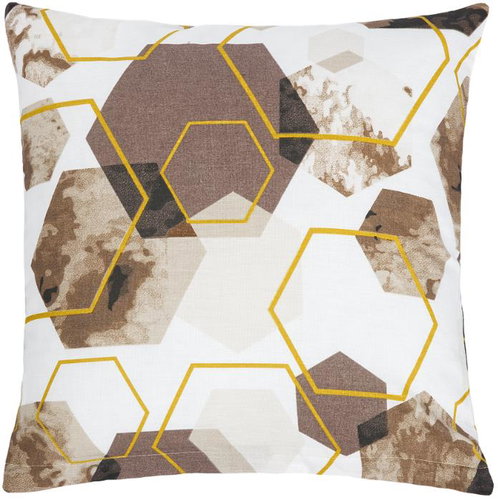Bellatex Linen 90/305 40 × 40 cm brown honeycomb - Pillowcase - Main image