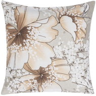 Bellatex Linen 12/314 40 × 40 cm coffee hibiscus - Pillowcase