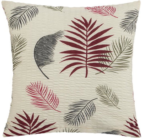 Bellatex Sheet 90/373 40 × 40 cm burgundy feather - Pillowcase - Main image