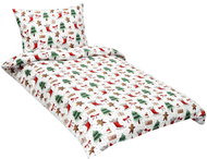 Bellatex Linen cotton 90/CH18 gingerbread 140 × 200, 70 × 90 cm - Bed Linen