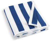 Bellatex Terry beach towels - 100 × 150 cm - white and blue - Bath Towel