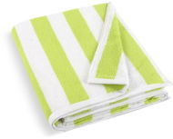 Bellatex Terry beach towels - 100 × 150 cm - white and olive - Towel