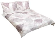 Bellatex Povlečení bavlna F 90/342 béžový list 1 ks 180 × 200, 2 ks 70 × 90 cm - Bed Linen