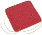 Bellatex Adele plain - 40 × 40 cm, plain - red flower - Pillow Seat