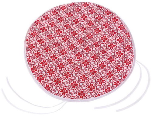 Bellatex Adéla round smooth - diameter 40 cm, height of purl 3 cm - kaleidoscope - Pillow Seat - Main image