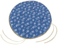 Bellatex Adéla round smooth - diameter 40 cm, height of purl 3 cm - blueprint - Pillow Seat