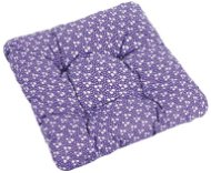 Bellatex Adéla quilted - 40 × 40 cm, quilted - flower on purple - Pillow Seat
