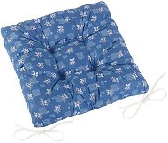 Pillow Seat Bellatex Adéla quilted - 40 × 40 cm, quilted - blueprint - Sedací polštář
