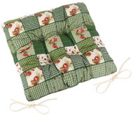 Bellatex Adéla quilted - 40 × 40 cm, quilted - patchwork green - Pillow Seat