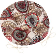 Bellatex Adéla quilted round - diameter 40 cm - mandala red - Pillow Seat