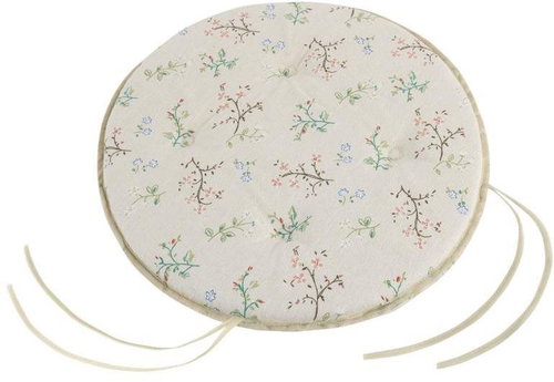 Bellatex DANA round smooth - diameter 40 cm, height of purl 3 cm - twigs - Pillow Seat - Main image