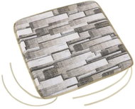 Bellatex EMA plain - 40 × 40 cm, plain - tiles grey - Pillow Seat