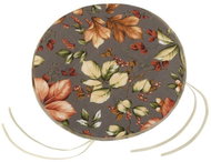 Bellatex EMA round smooth - diameter 40 cm, height of purl 2 cm - leaves - Pillow Seat