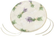 Bellatex EMA round smooth - diameter 40 cm, height of purple 3 cm - lavender bundle - Pillow Seat