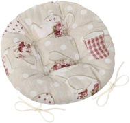 Bellatex EMA round quilted - diameter 40 cm - mug with teapot - Pillow Seat