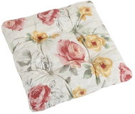Bellatex EMA quilted - 38 × 38 cm, quilted - rose on wood - Pillow Seat