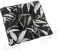 Pillow Seat Bellatex EMA quilted - 40 × 40 cm, quilted - bamboo black - Sedací polštář