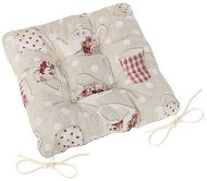 Bellatex EMA quilted - 40 × 40 cm, quilted - mug with teapot - Pillow Seat