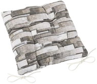 Bellatex EMA quilted - 40 × 40 cm, quilted - tiles grey - Pillow Seat