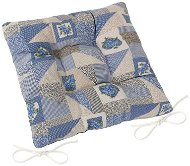 Bellatex EMA quilted - 40 × 40 cm, quilted - patchwork blue - Pillow Seat