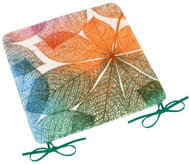 Bellatex Smooth Korall micro - 40 × 40 cm - rainbow leaves - Pillow Seat