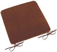 Bellatex Smooth Korall micro - 40 × 40 cm - brown - Pillow Seat