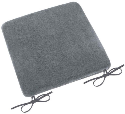 Bellatex Hladký Korall micro - 40 × 40 cm - šedá - Sedací polštář - Hlavní obrázek