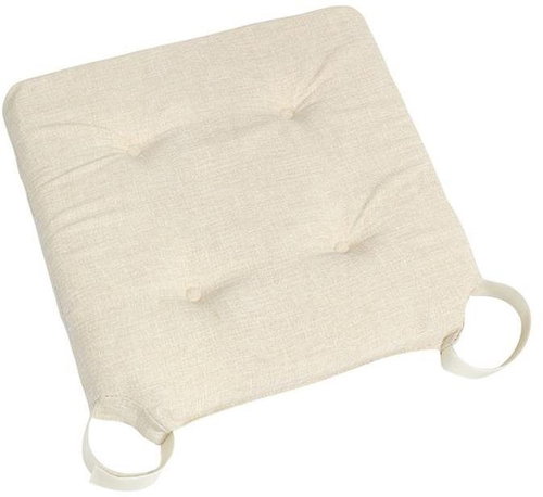Bellatex Smooth Ulla - 40 × 40 cm - off-white - Pillow Seat - Main image