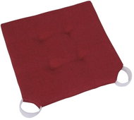 Bellatex Smooth Ulla - 40 × 40 cm - burgundy - Pillow Seat