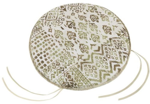 Bellatex IVO round smooth - diameter 40 cm, height of purl 3 cm - Indian motif - Pillow Seat - Main image