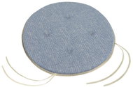 Bellatex IVO round smooth - diameter 40 cm, height of purl 3 cm - uni blue - Pillow Seat